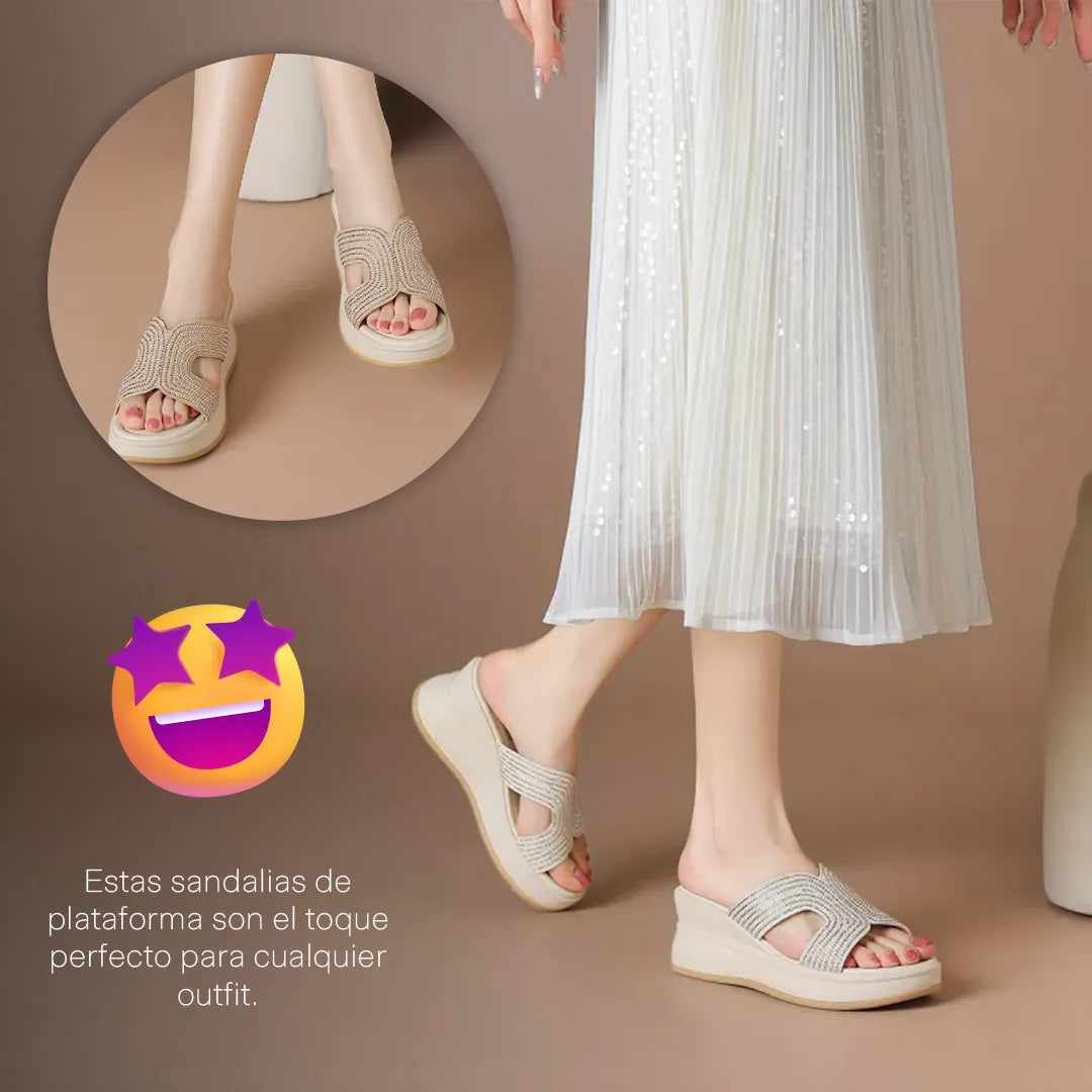 Sandalias Brillo Chic