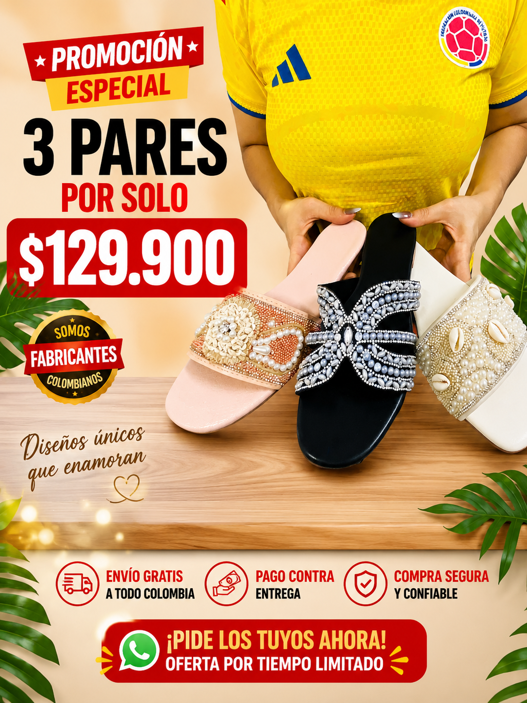 💃Sandalia Mega Oferta 3x1🤩