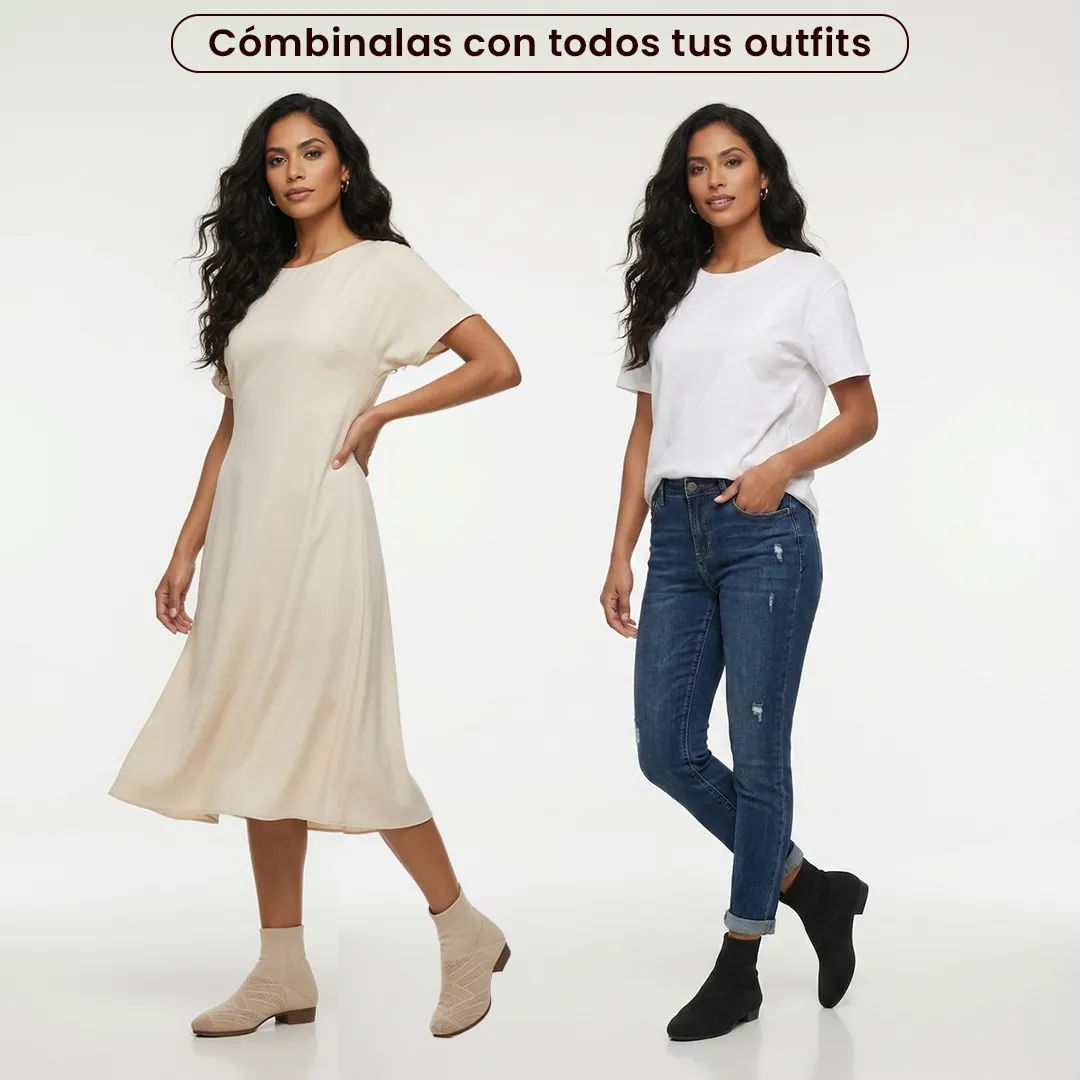 Botines media ultracómodos