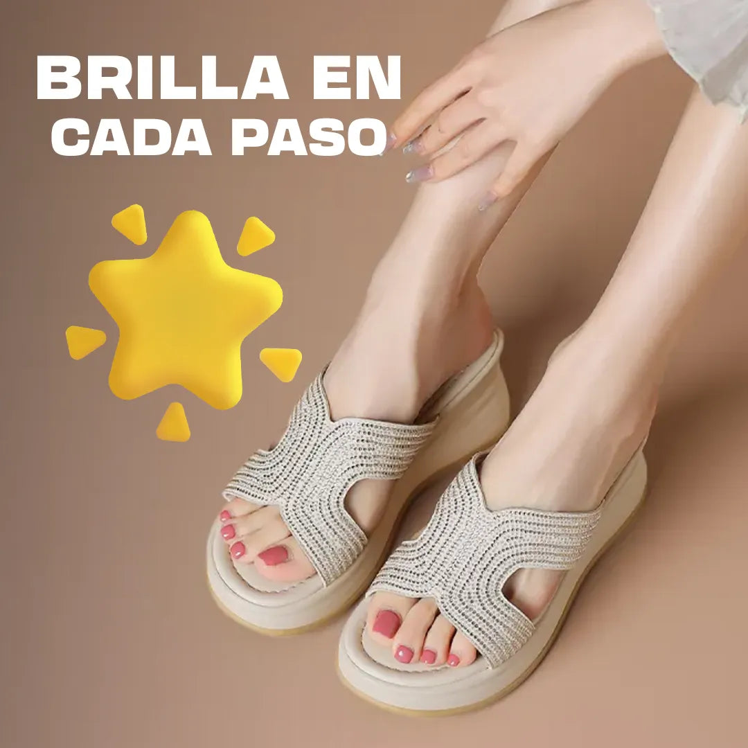 Sandalias Brillo Chic