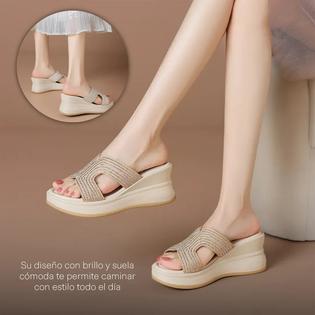 Sandalias Brillo Chic