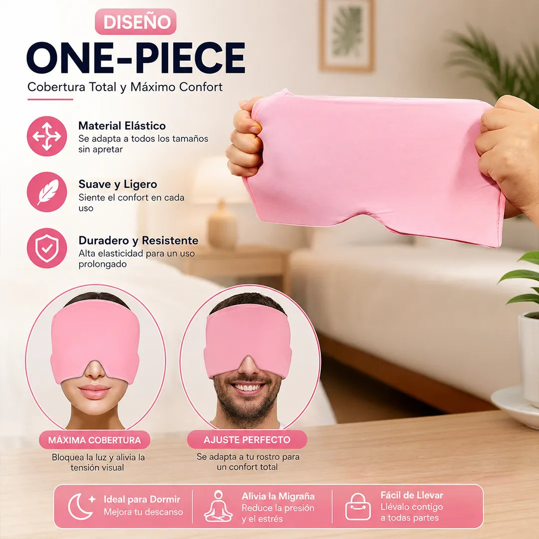 Gorro de gel para migraña y dolor de cabeza